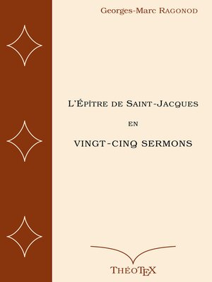 cover image of L'Épître de Saint-Jacques en vingt-cinq sermons